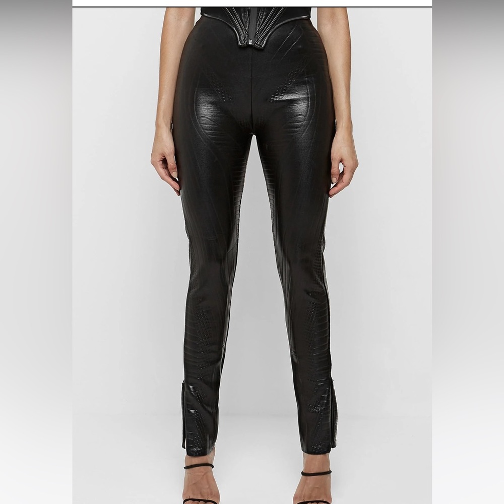 MANIERE DE VOIR DEBOSSED CONTOUR LEGGINGS